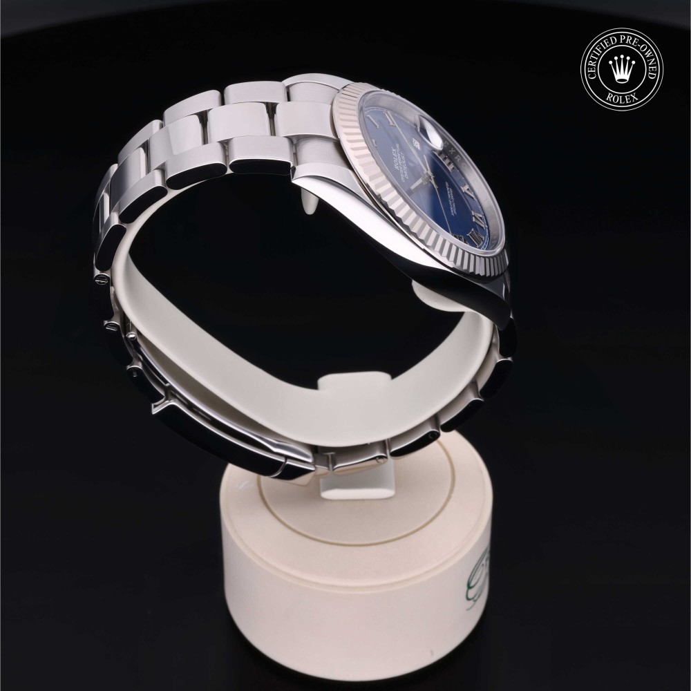 rolex-certified-pre-owned-Datejust-41 mm-White Rolesor-2021-M126334-0025