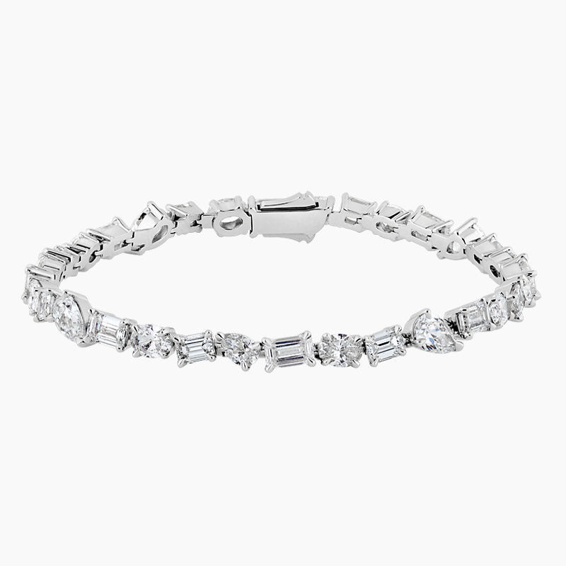 Mosaic Line Bracelet, 8.00ct