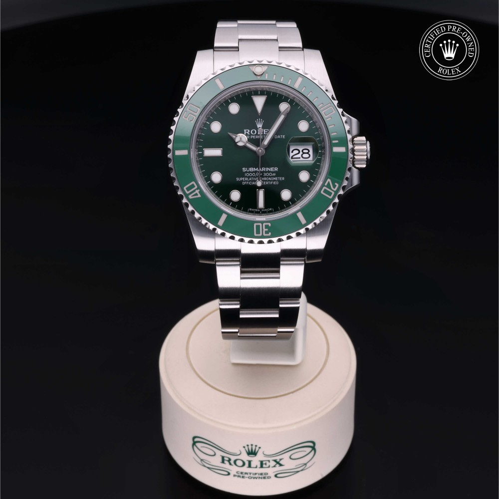 rolex-certified-pre-owned-Submariner Date-40 mm-Oystersteel-2016-M116610LV-0002