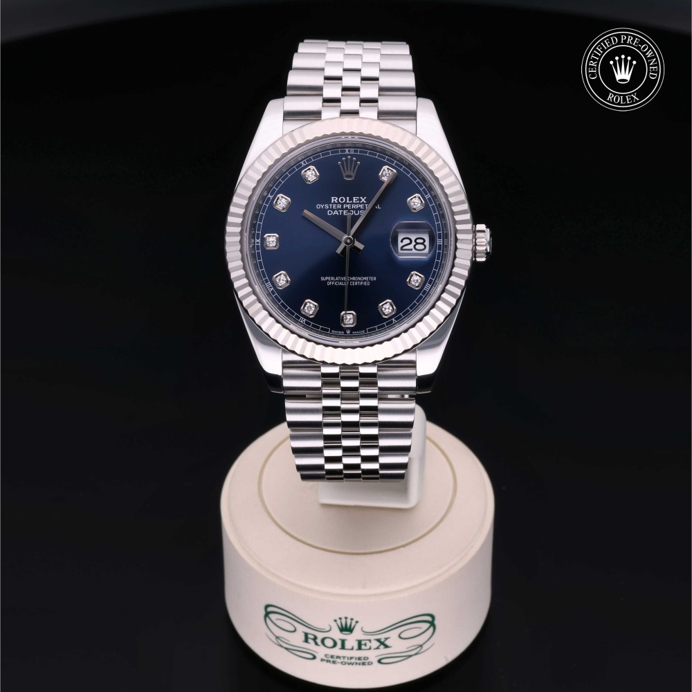rolex-certified-pre-owned-Datejust-41 mm-White Rolesor-2021-M126334-0016