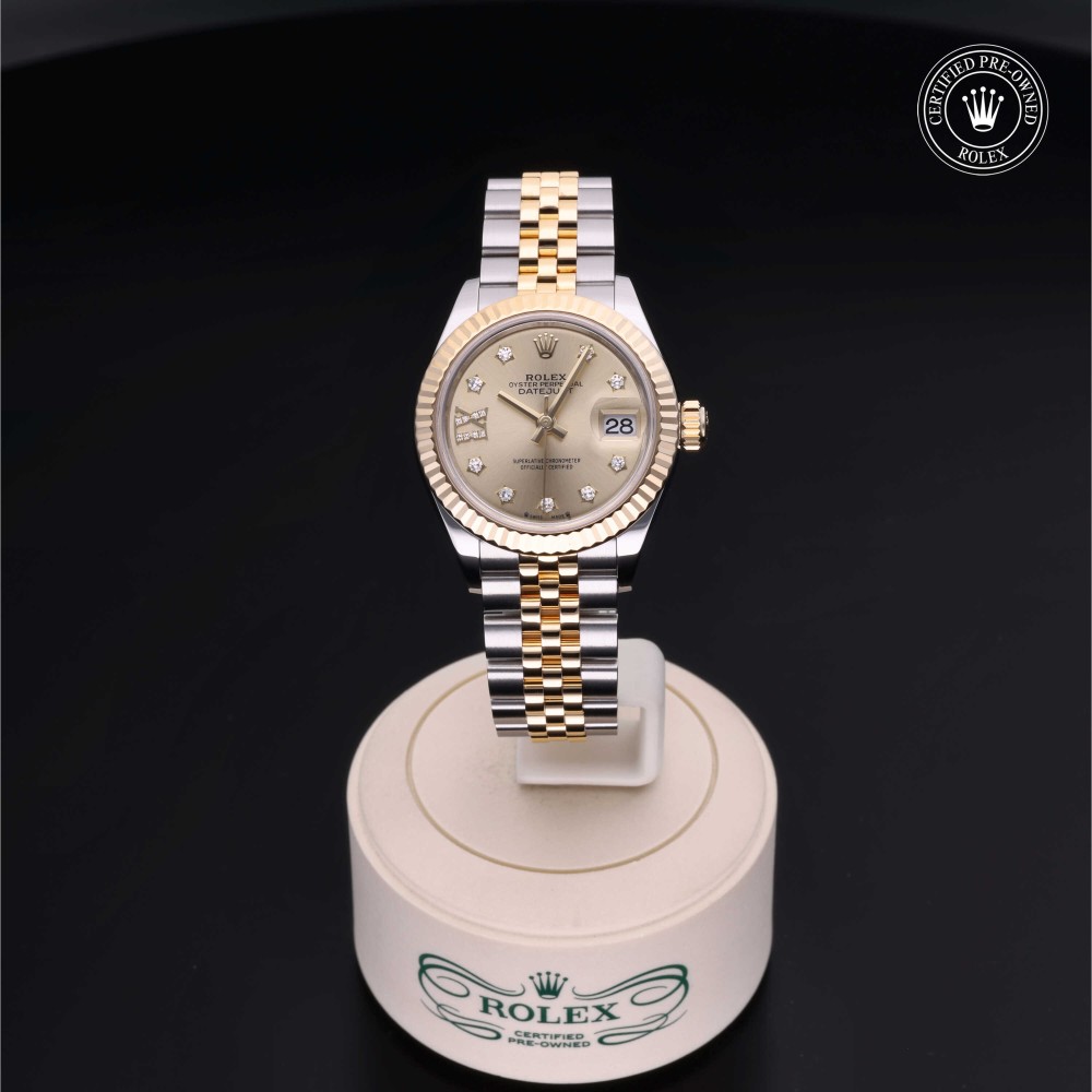 rolex-certified-pre-owned-Lady-Datejust-28 mm-Yellow Rolesor-2021-M279173-0021