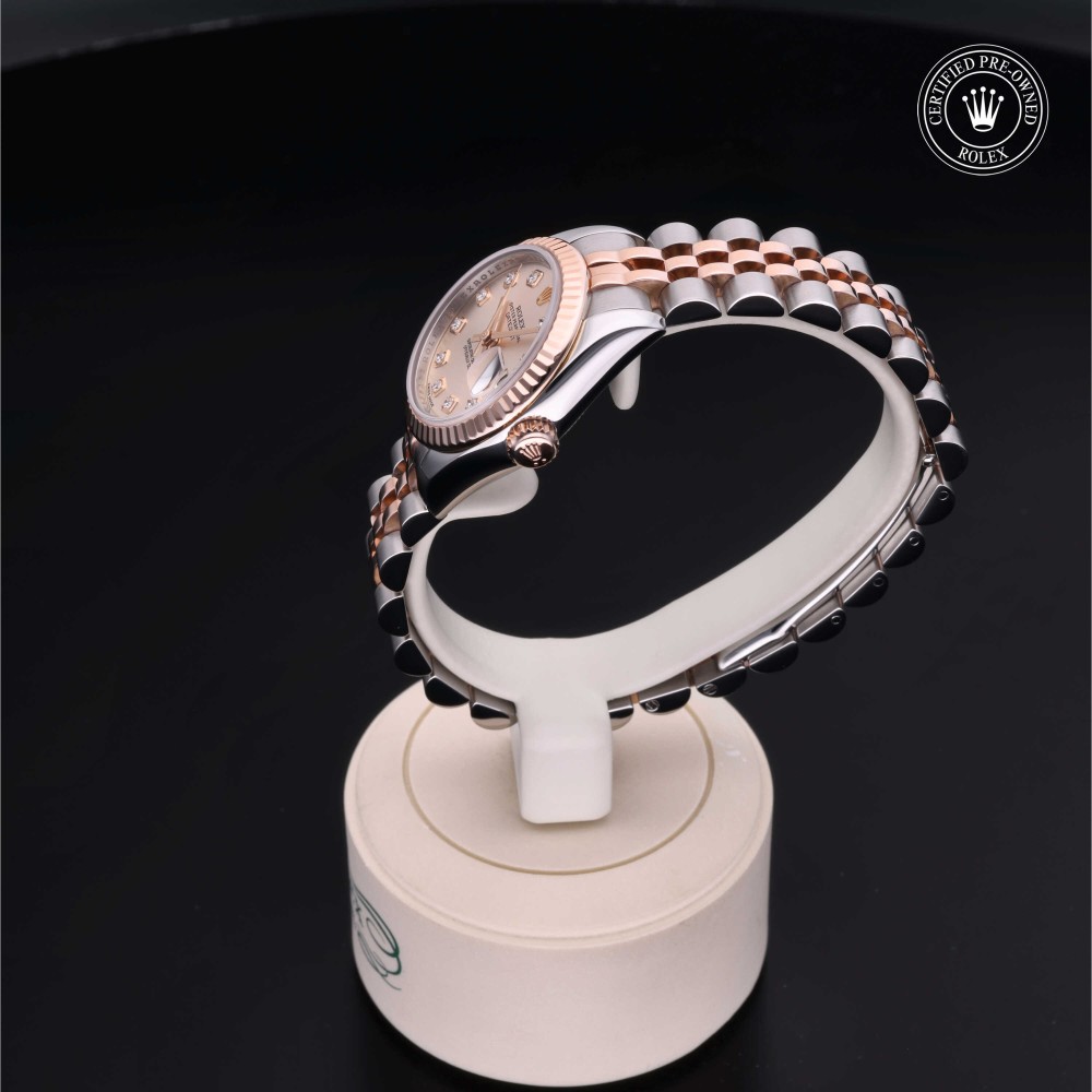 rolex-certified-pre-owned-Lady-Datejust-26 mm-Everose Rolesor-2012-M179171-0018