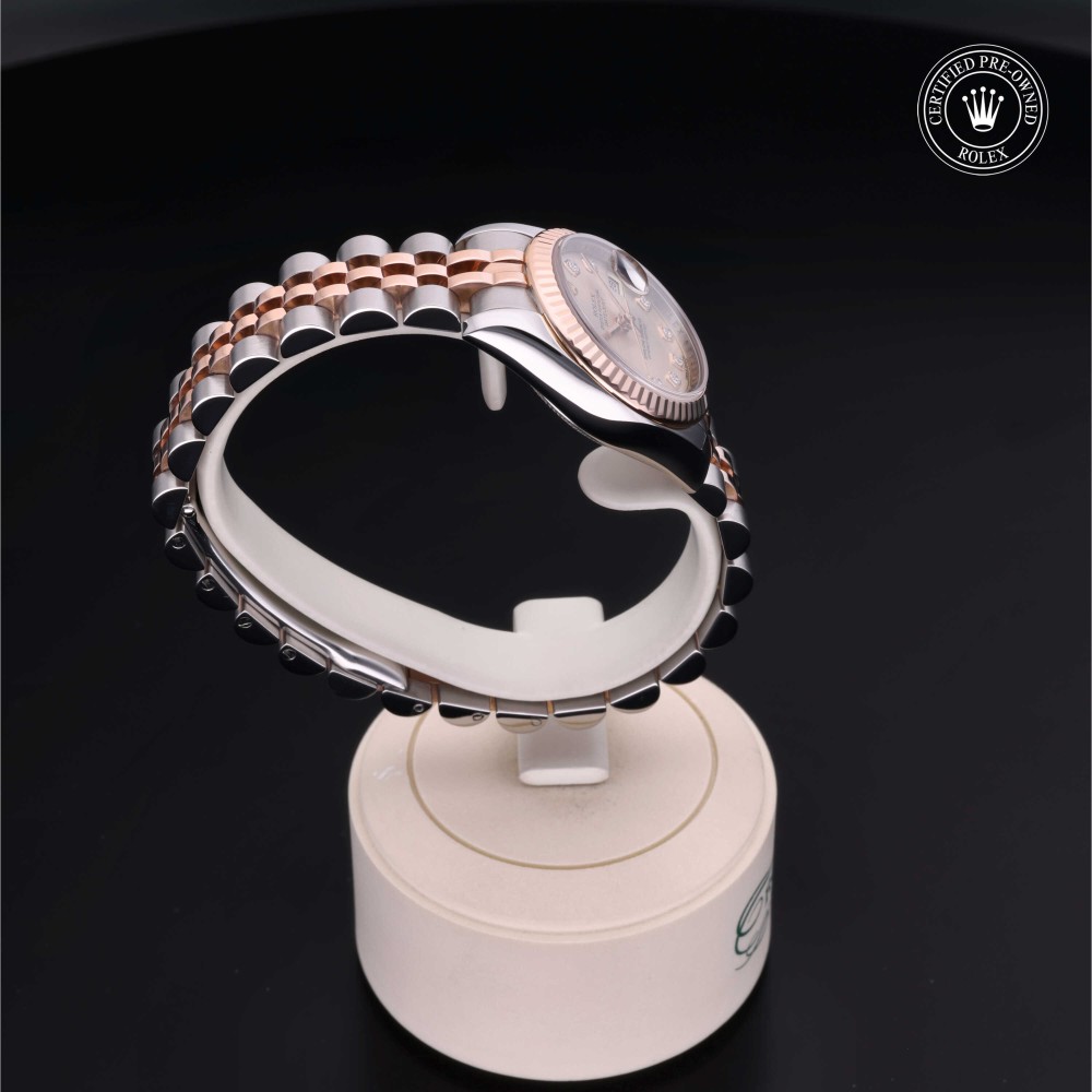 rolex-certified-pre-owned-Lady-Datejust-26 mm-Everose Rolesor-2012-M179171-0018