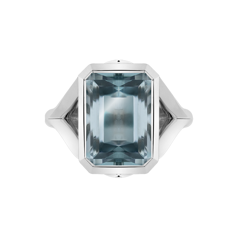 Grace Aquamarine Solitaire Ring, 6.90ct