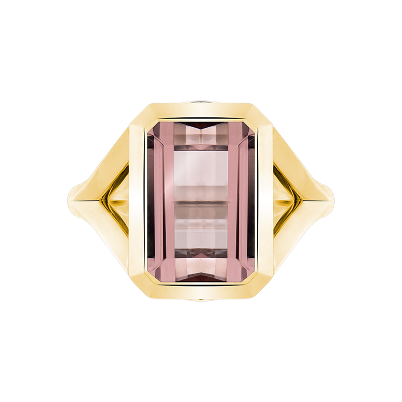 Grace Morganite Solitaire Ring, 7.20ct
