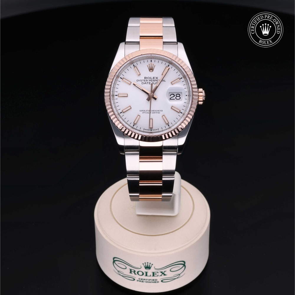 rolex-certified-pre-owned-Datejust-36 mm-Everose Rolesor-2019-M126231-0018