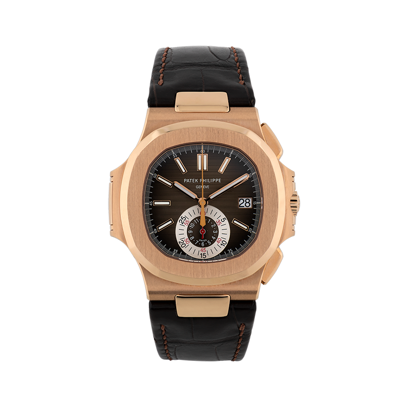 Patek Philippe, Nautilus Chronograph, 18ct Rose Gold