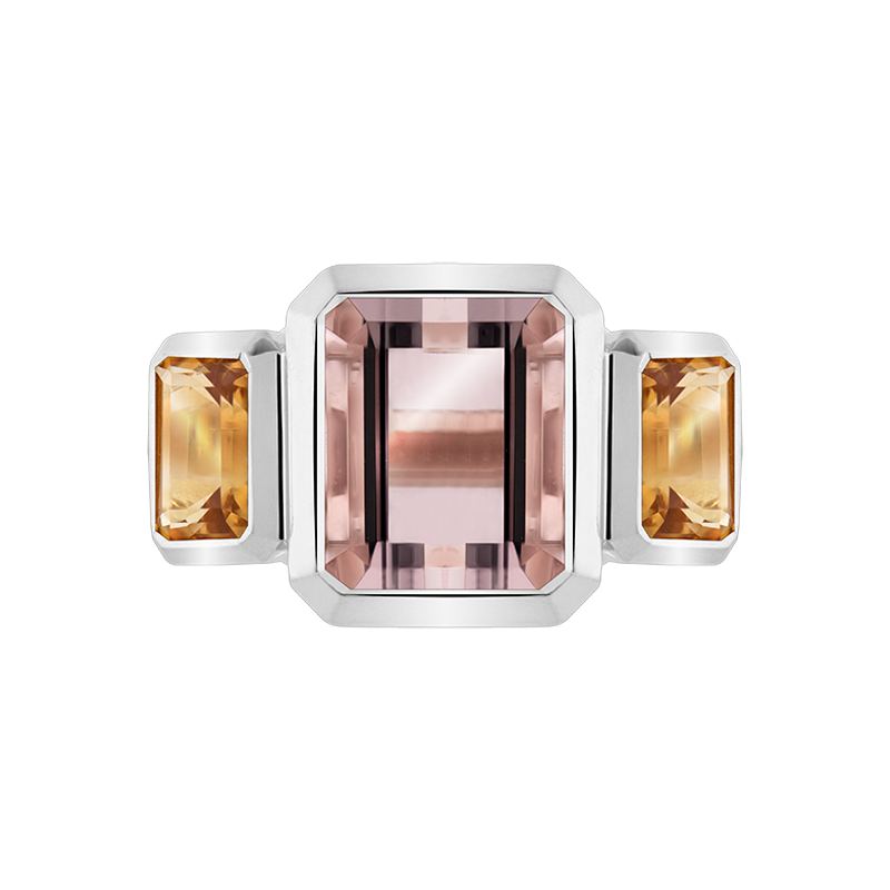 Grace Morganite & Citrine Trilogy