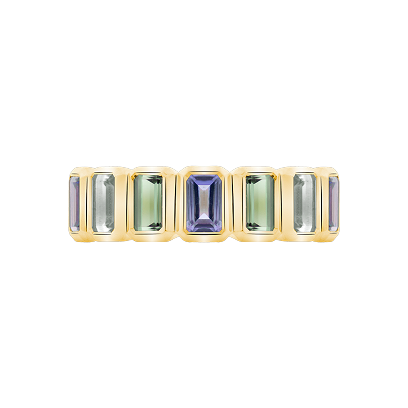 Grace Tanzanite & Tourmaline Dress Ring