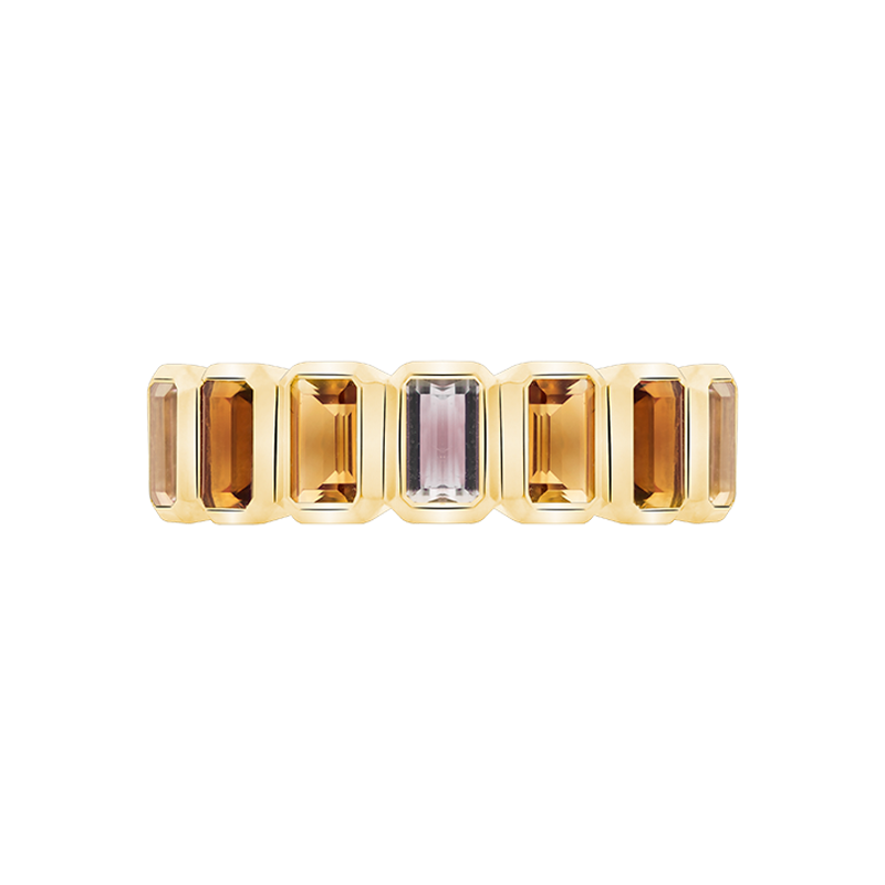 Grace Morganite & Citrine Dress Ring