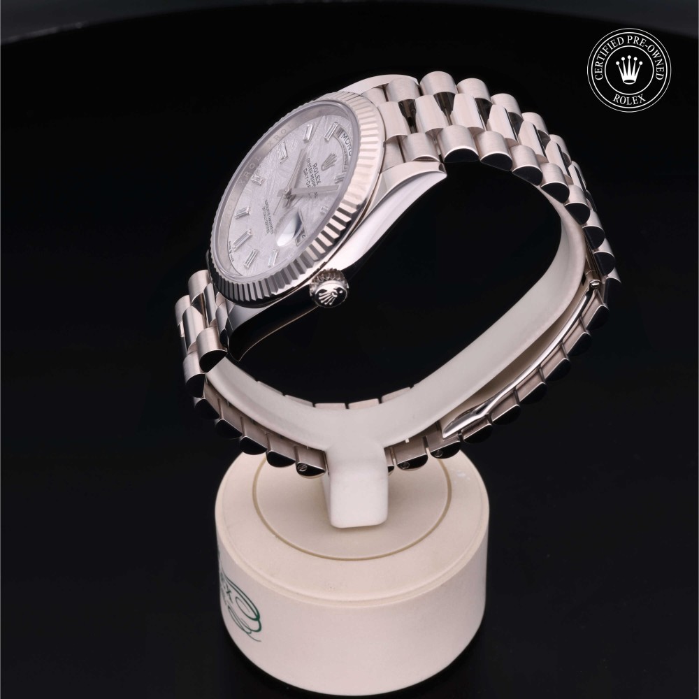 rolex-certified-pre-owned-Day-Date-40 mm-18ct White Gold-2022-M228239-0055