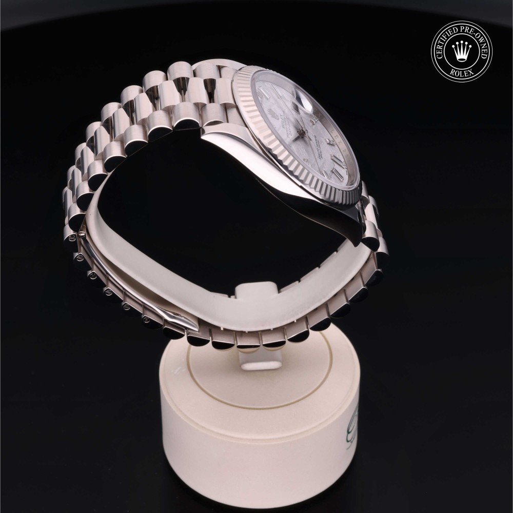 rolex-certified-pre-owned-Day-Date-40 mm-18ct White Gold-2022-M228239-0055