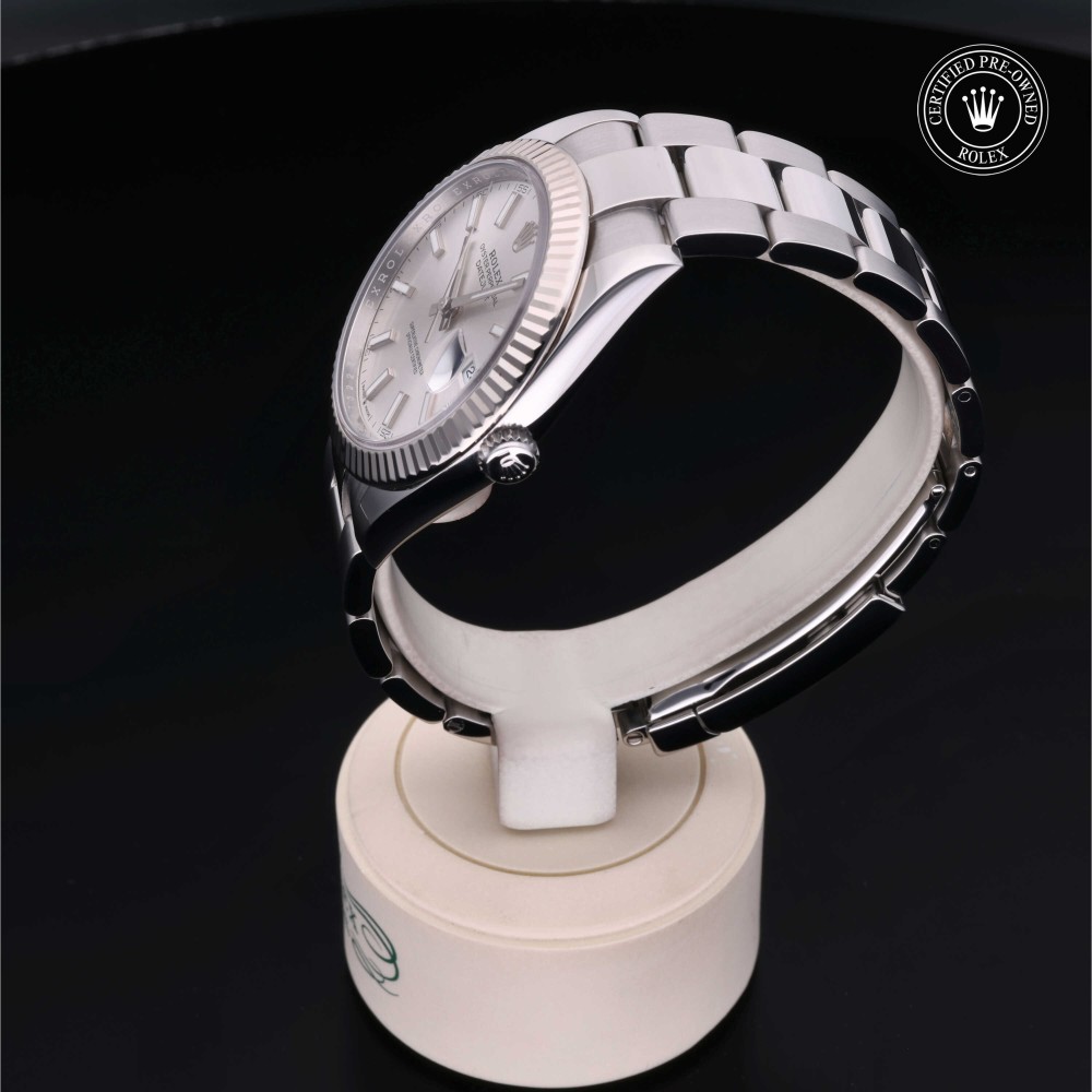 rolex-certified-pre-owned-Datejust-41 mm-White Rolesor-2020-M126334-0003