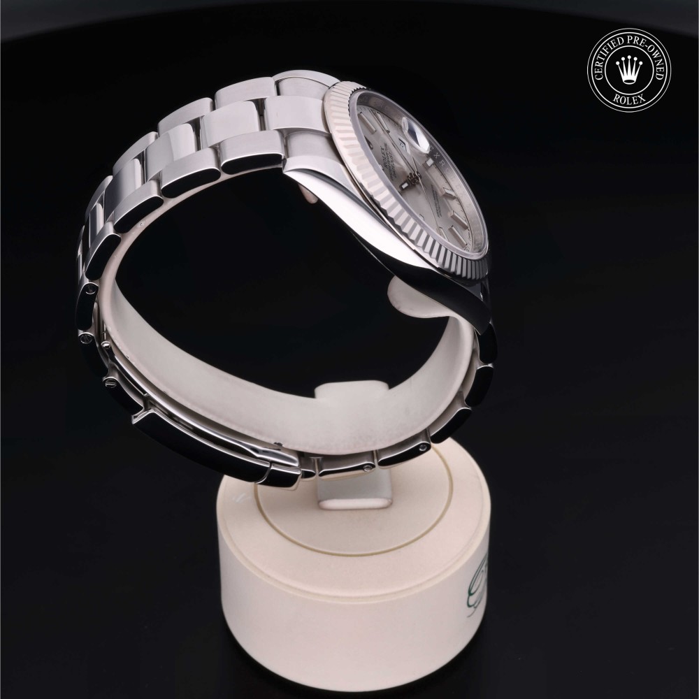 rolex-certified-pre-owned-Datejust-41 mm-White Rolesor-2020-M126334-0003
