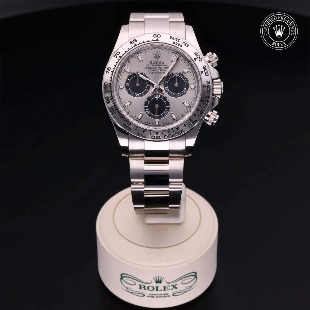 rolex-certified-pre-owned-Cosmograph Daytona-40 mm-18ct White Gold-2019-M116509-0072