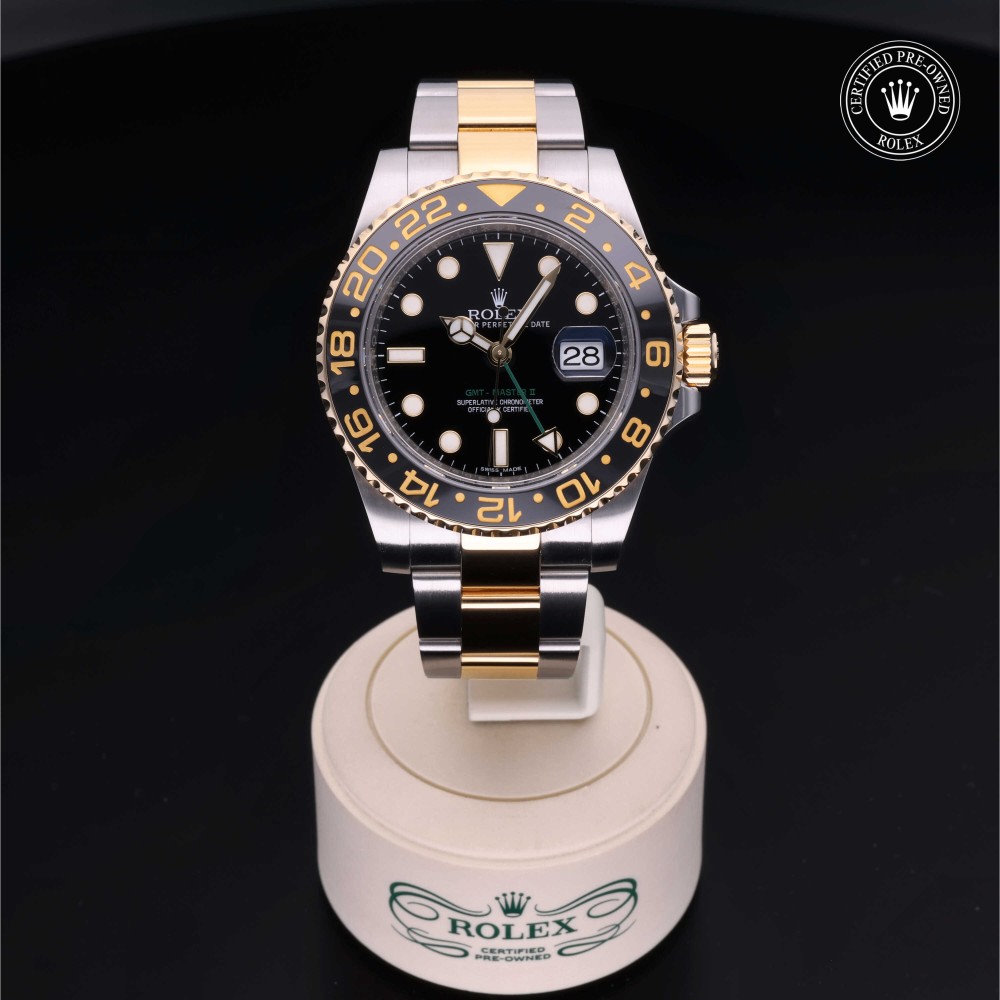 rolex-certified-pre-owned-GMT-Master II-40 mm-Yellow Rolesor-2014-M116713LN-0001
