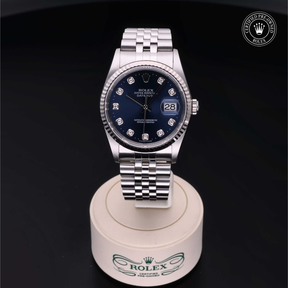 rolex-certified-pre-owned-Datejust-36 mm-White Rolesor-2004-M16234-0043