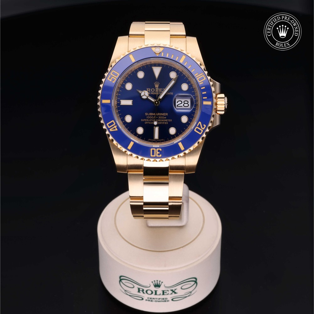 rolex-certified-pre-owned-Submariner Date-40 mm-18ct Yellow Gold-2018-M116618LB-0003