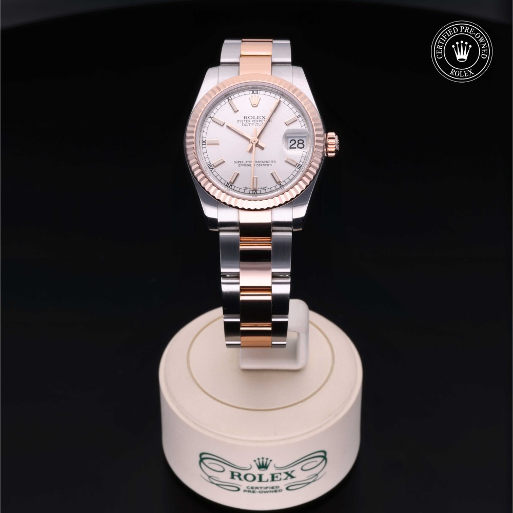 rolex-certified-pre-owned-Datejust-31 mm-Everose Rolesor-2014-M178271-0003