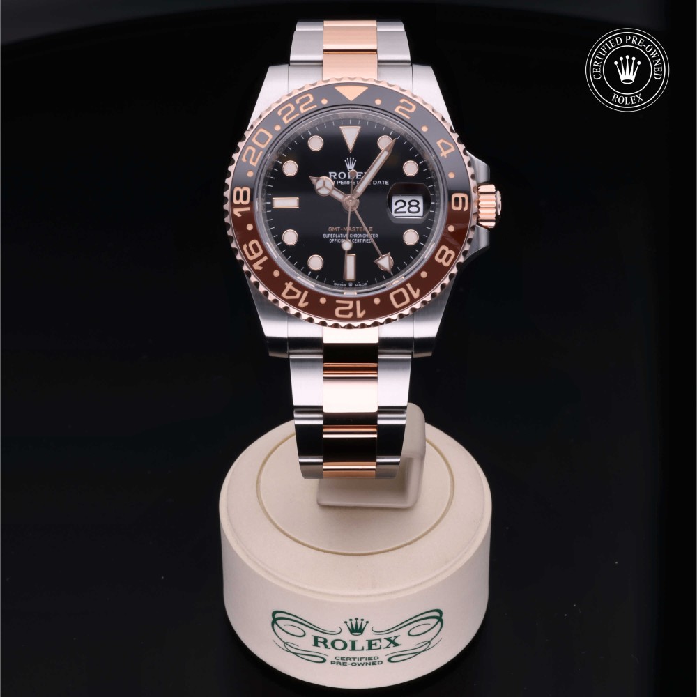 rolex-certified-pre-owned-GMT-Master II-40 mm-Everose Rolesor-2020-M126711CHNR-0002