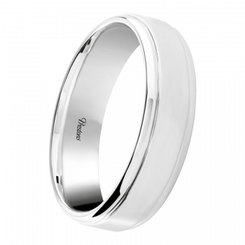 Medium Classic Court, Pattern Detail, 18ct White Gold