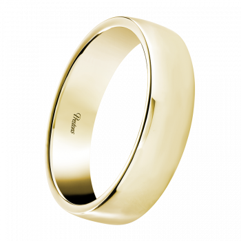 Mediumweight Contemporary Court, 18ct Yellow Gold
