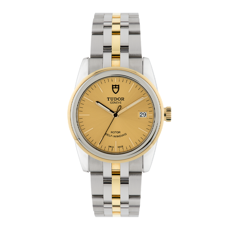 TUDOR, Glamour Date, Steel and Yellow Gold