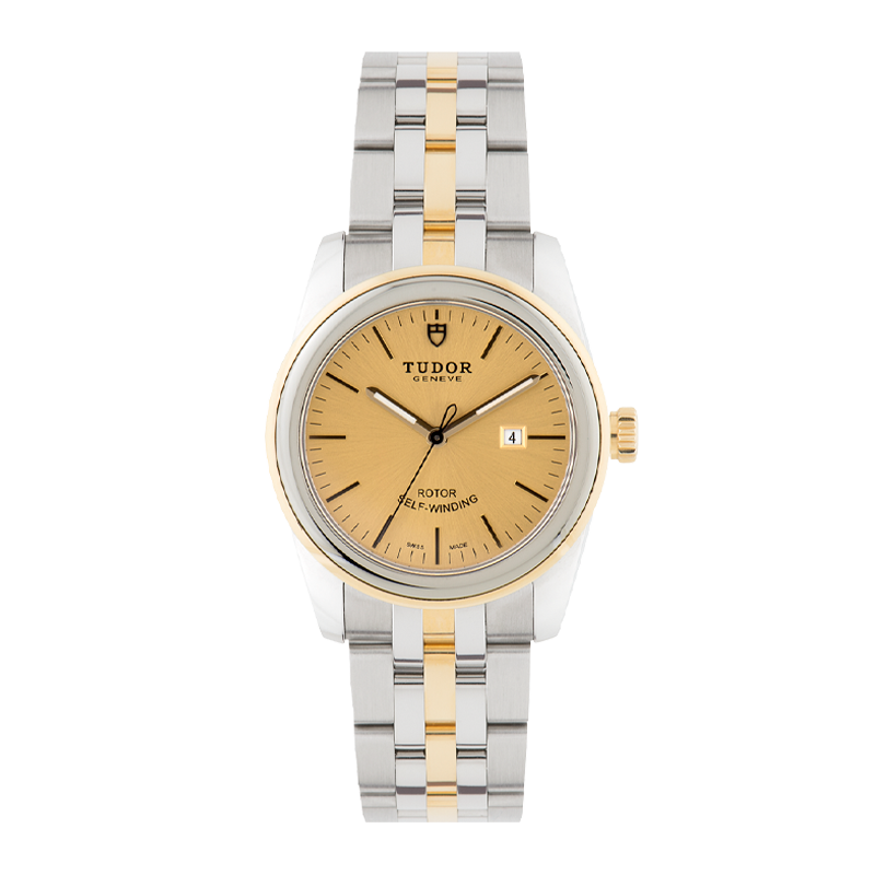 TUDOR, Glamour Date, Steel and Yellow Gold