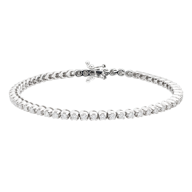 Diamond Tennis Bracelet, 9.17ct