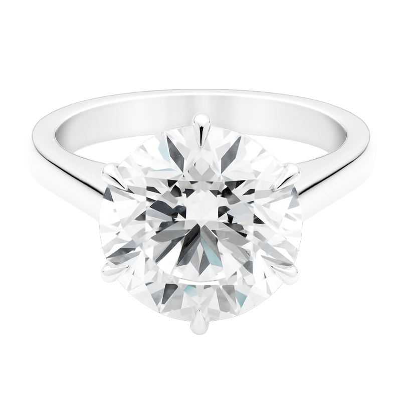 Round Brilliant Cut Solitaire, 5.03ct