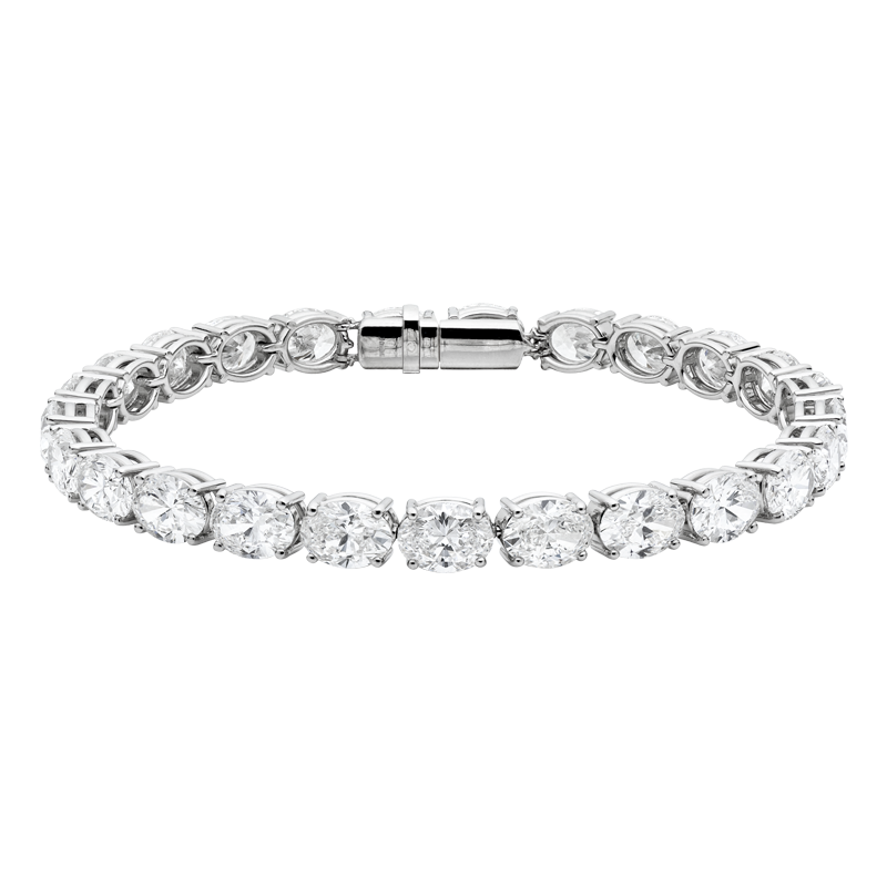 Oval Cut Diamond Bracelet