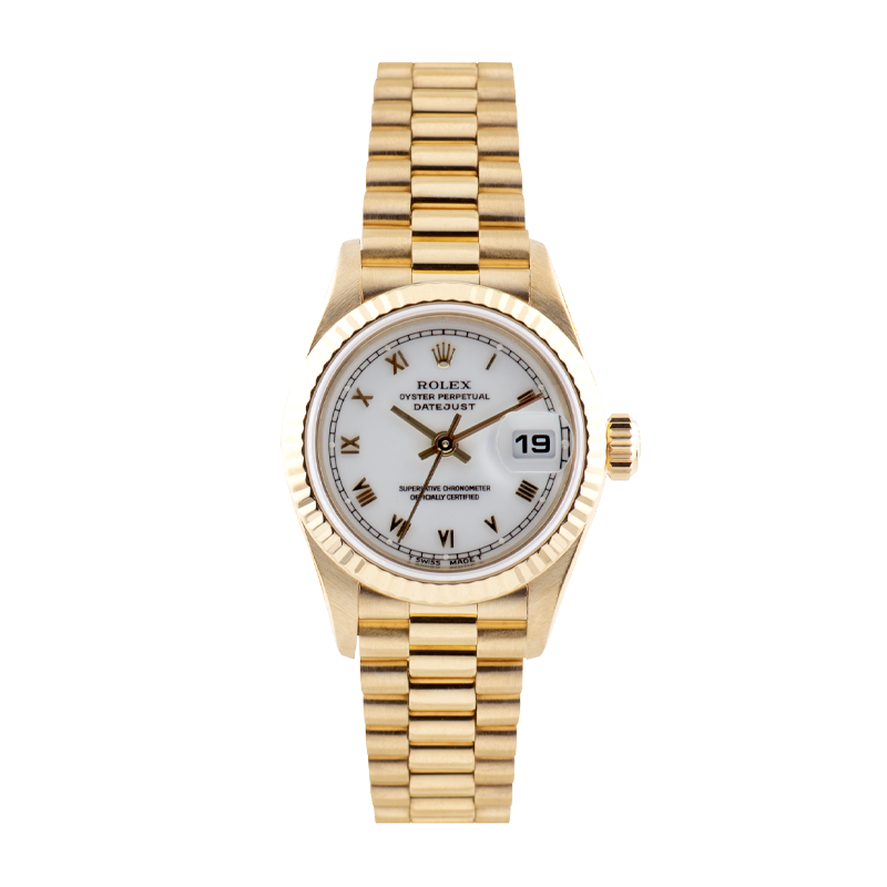 Rolex, Lady-Datejust 26, 18ct Yellow Gold