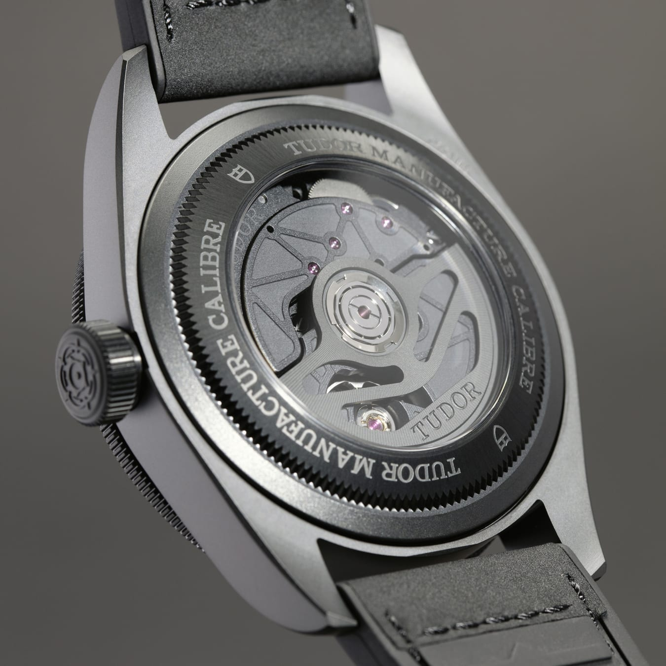 TUDOR Black Bay Ceramic 41mm matt black ceramic case with micro-blasted finish and monobloc middle case Open case back in black-PVD-treated 316L steel with sapphire crystal - M79210CNU-0001 at Prestons