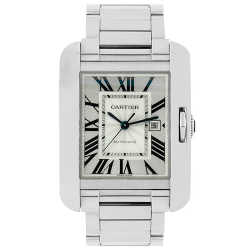 Cartier, Tank Anglaise, 18ct White Gold