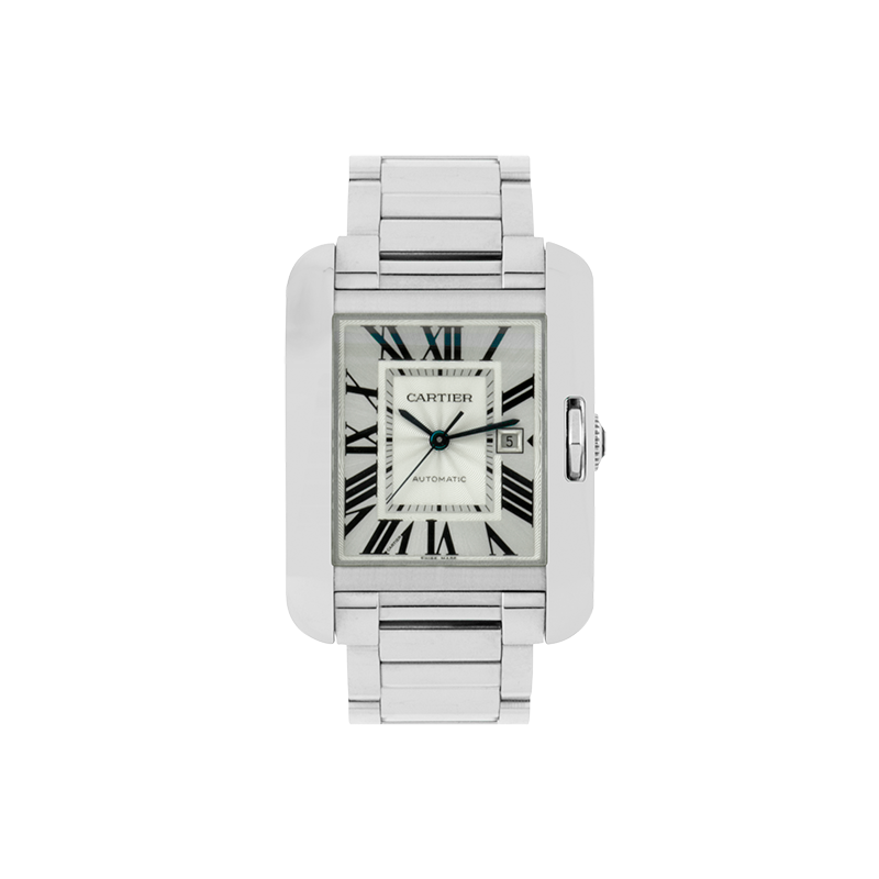 Cartier, Tank Anglaise, 18ct White Gold