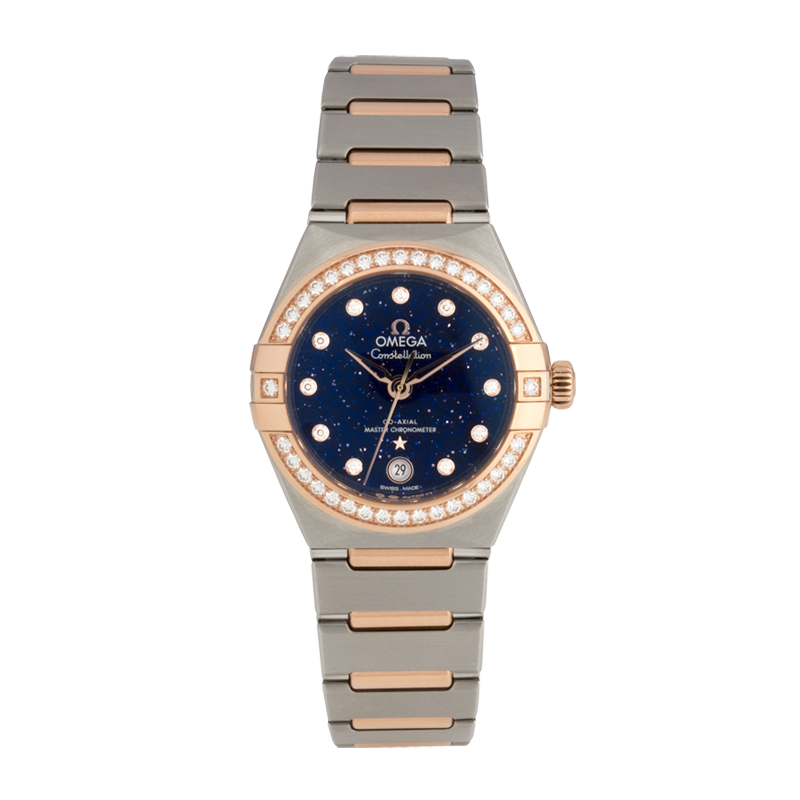 Omega, Constellation, 18K Sedna™ Gold and Stainless Steel
