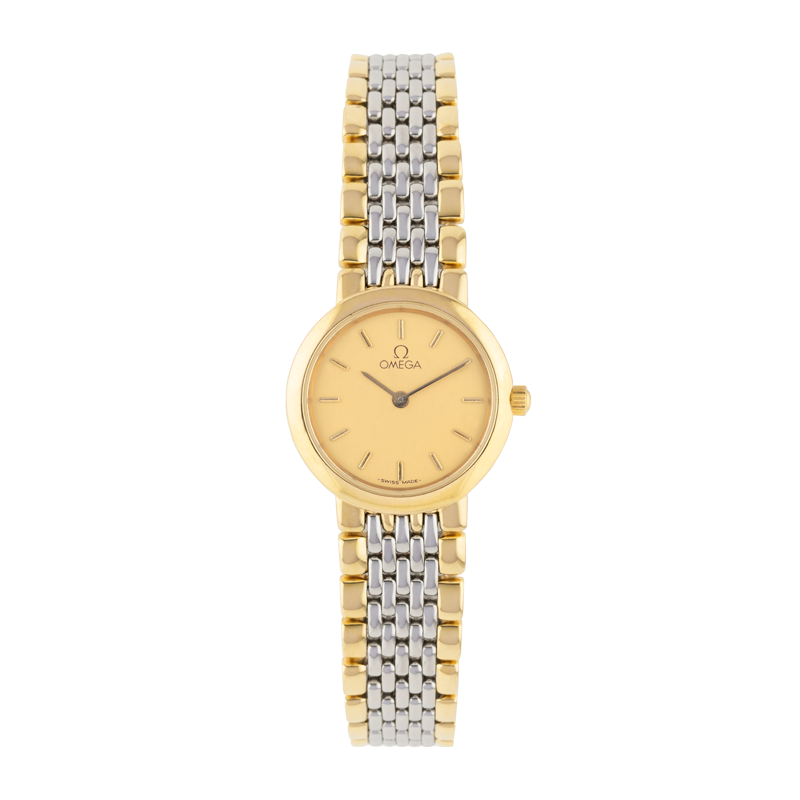 Omega, De Ville, Stainless Steel and Yellow Gold Plated