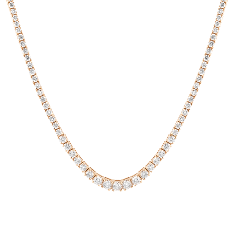 Graduated Tennis Necklace