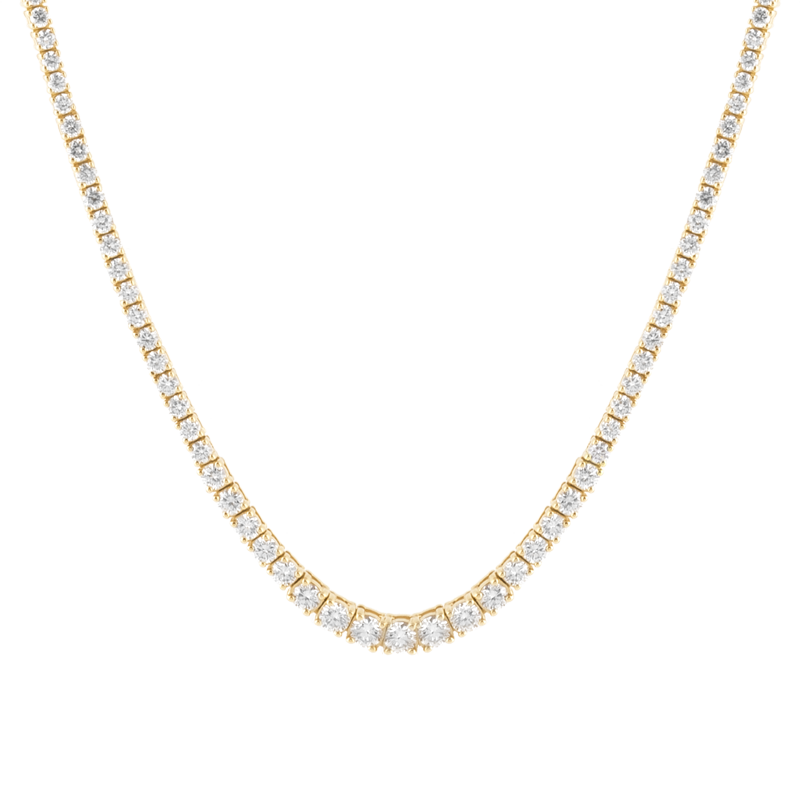 Graduated Tennis Necklace