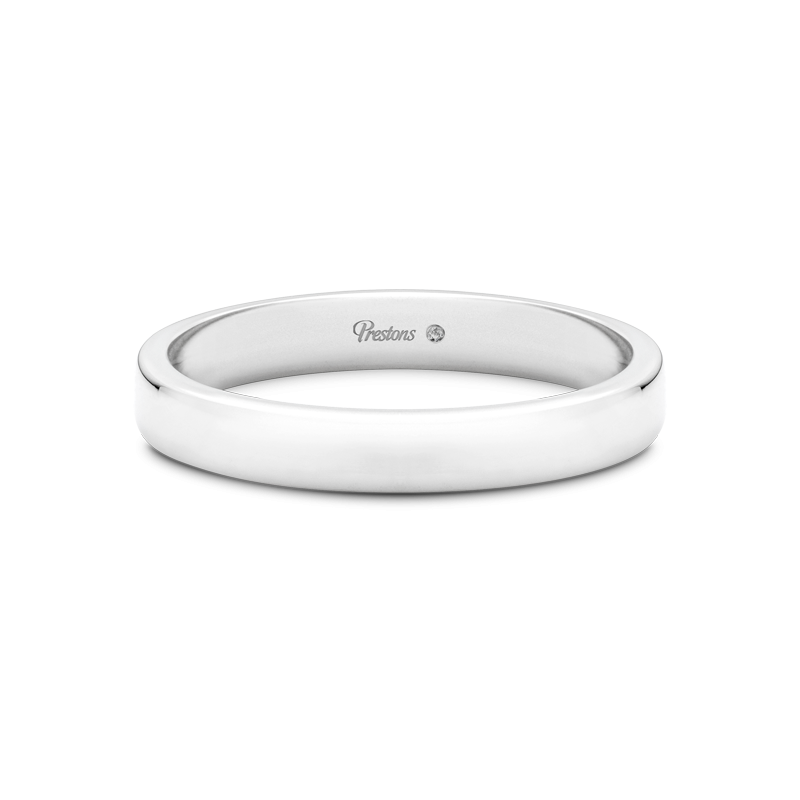 Medium Flat Court Wedding Ring