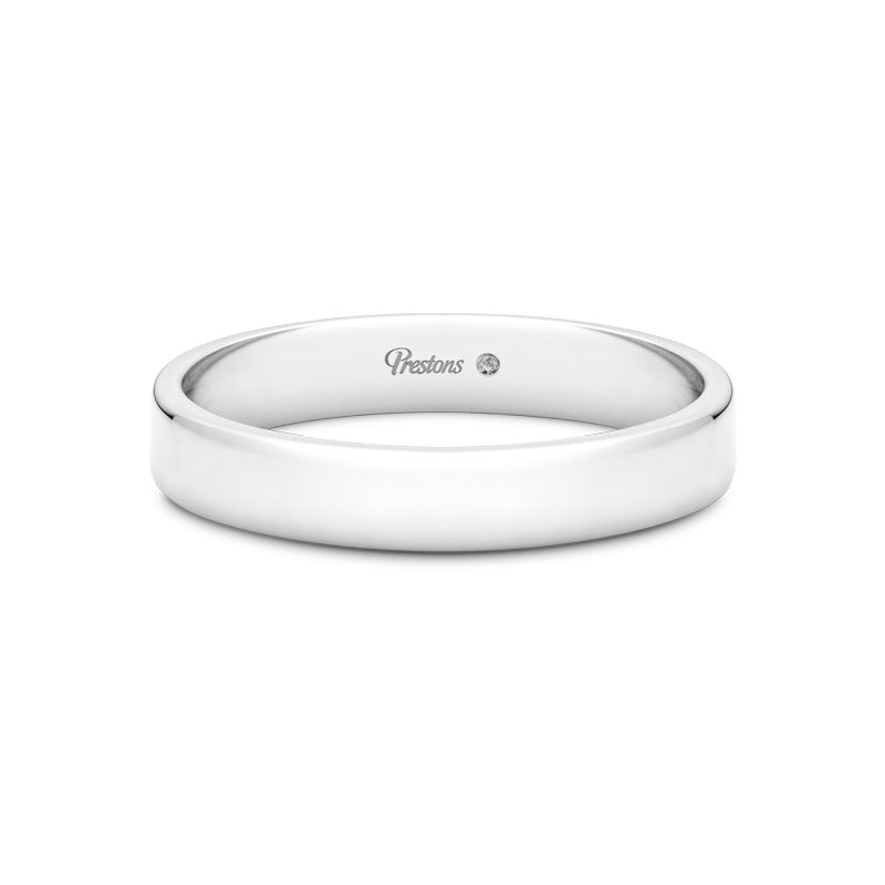 Medium Flat Court Wedding Ring