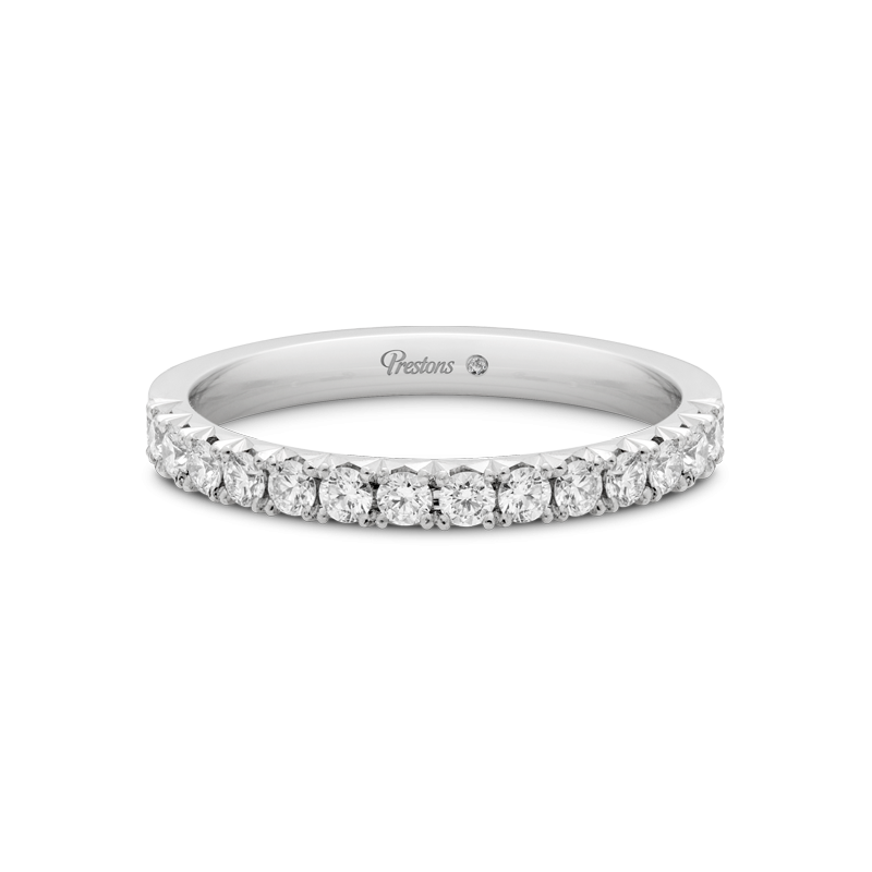 Fishtail Diamond Wedding Ring