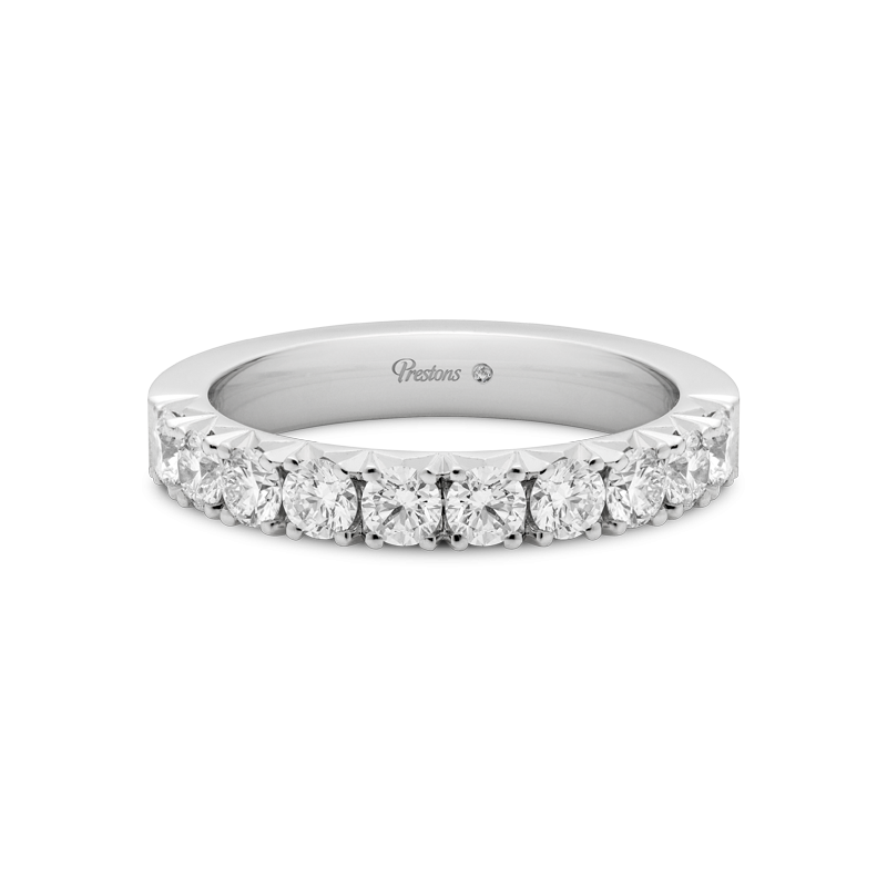 Fishtail Diamond Wedding Ring