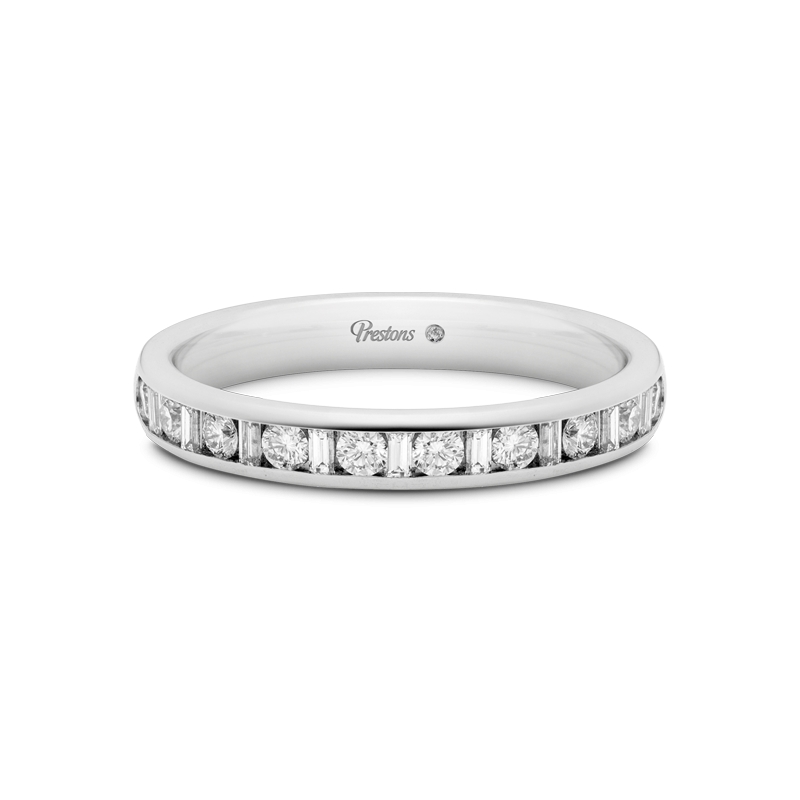 Channel Diamond Wedding Ring