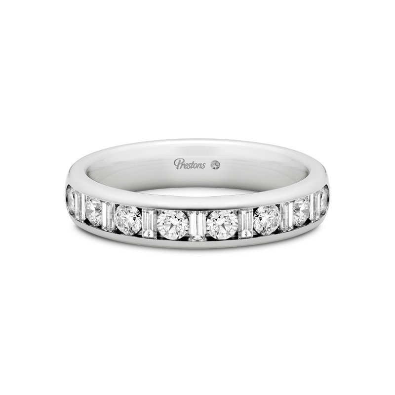 Channel Diamond Wedding Ring