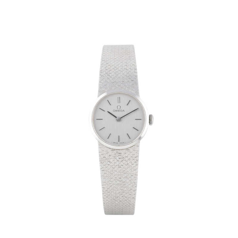 Omega, Vintage, 9ct White Gold
