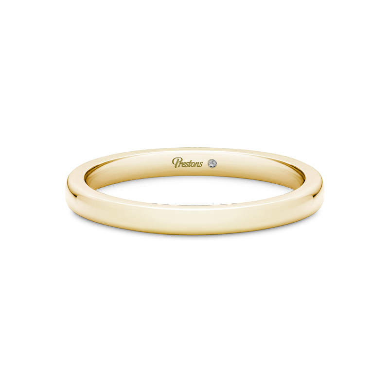 Medium Flat Court Wedding Ring