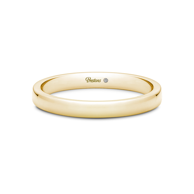 Medium Flat Court Wedding Ring