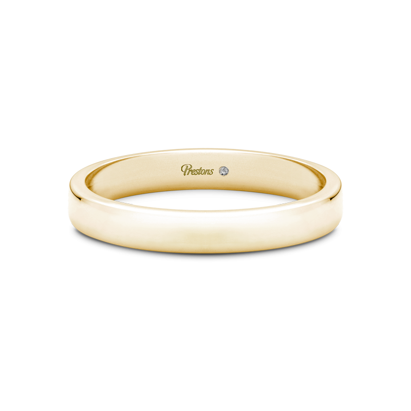 Medium Flat Court Wedding Ring