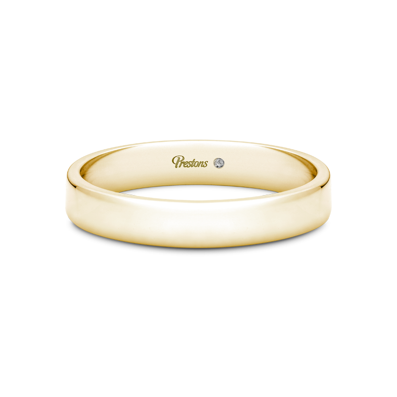 Medium Flat Court Wedding Ring